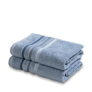 Wehkamp-Vandyck handdoek (set van 2) (110x60 cm)-aanbieding Wehkamp-Vandyck handdoek (set van 2) (110x60 cm)-aanbieding
