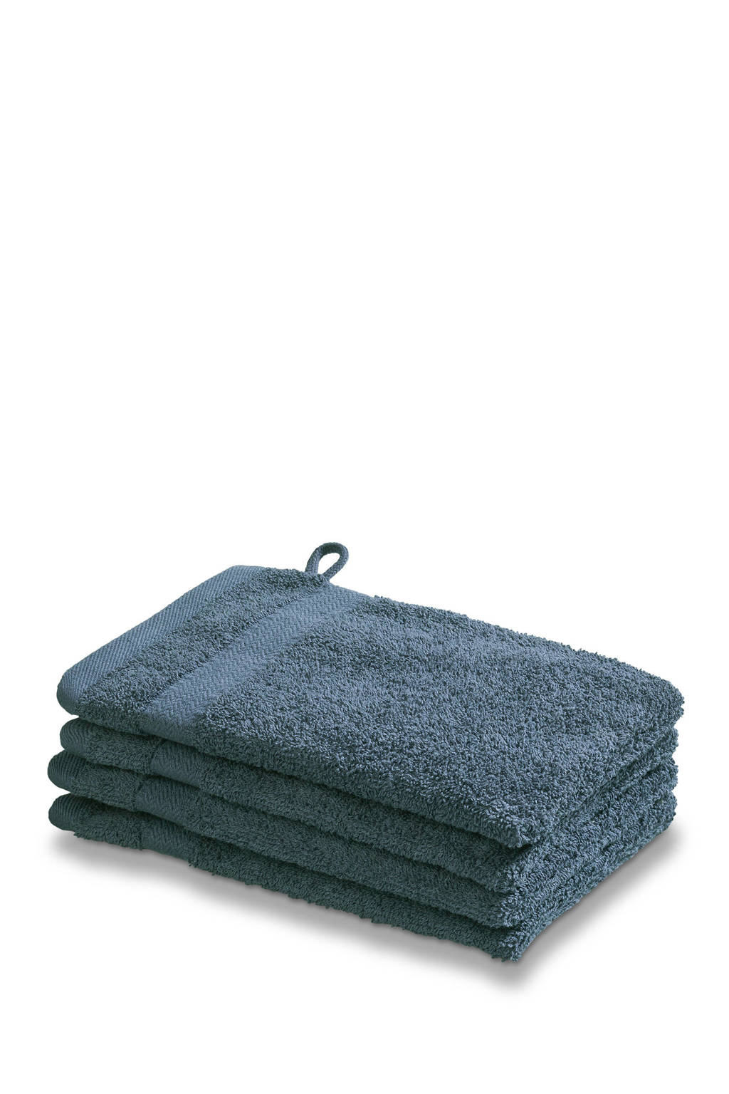 Vandyck washand (set van 4) (16x22 cm) Dark denim