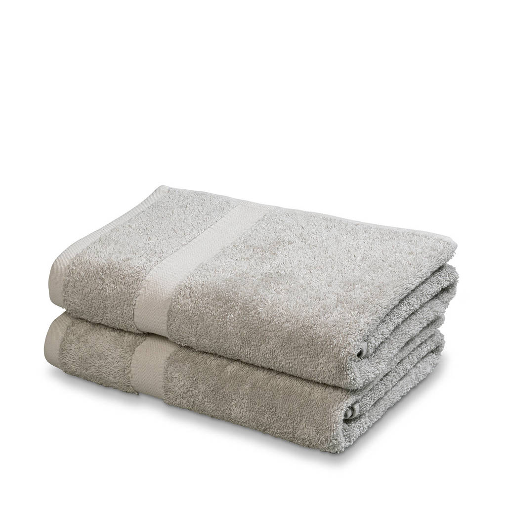 Vandyck handdoek (set van 2) (110 x 60 cm) Grijs
