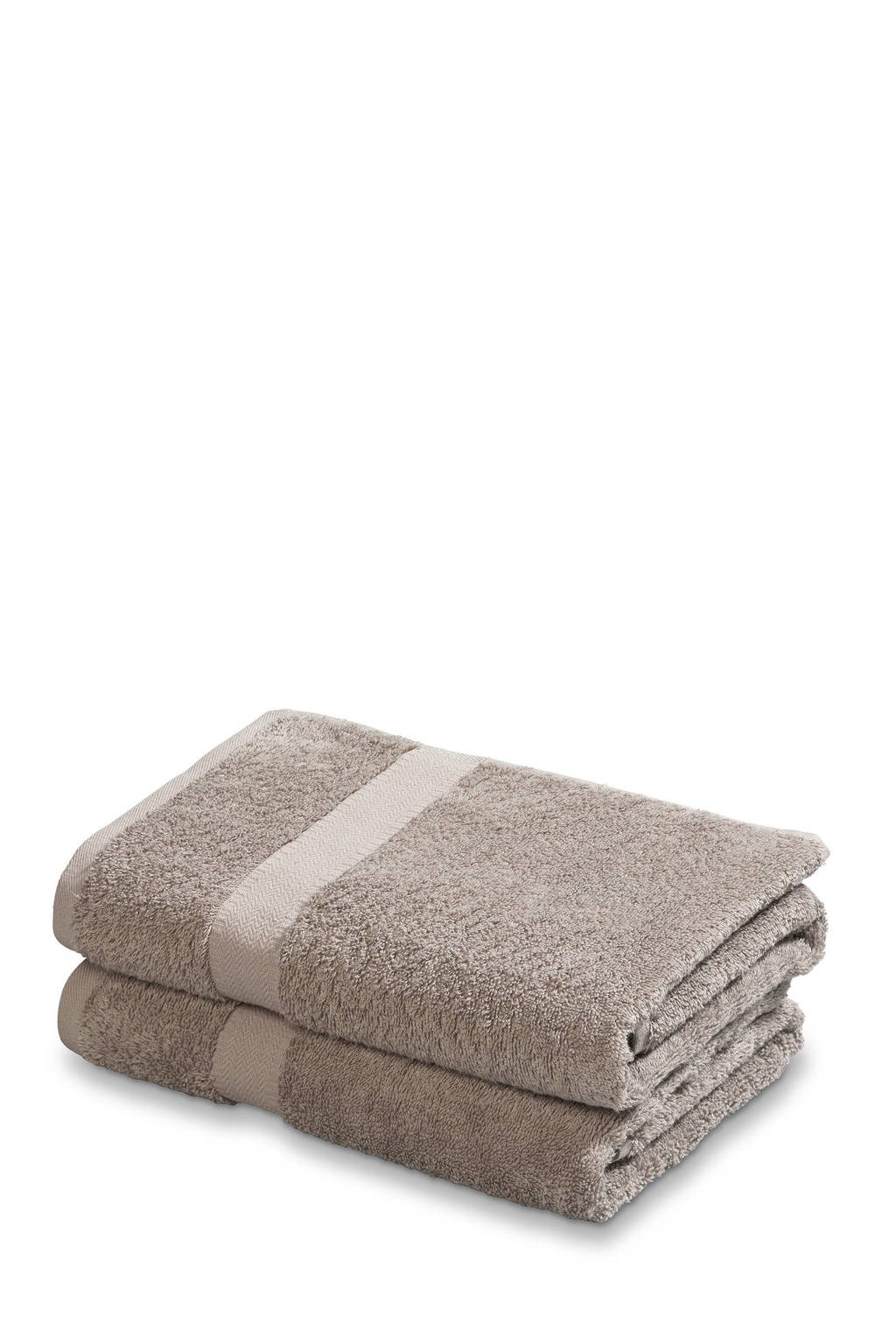 Vandyck handdoek (set van 2) (110x60 cm), Bruin