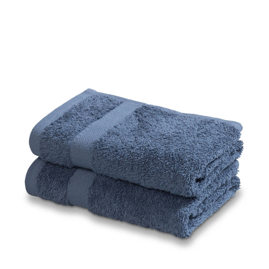 Vandyck gastendoek (set van 2) (60 x 40 cm) Vintage blauw