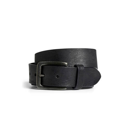 JACK & JONES leren riem zwart afbeelding