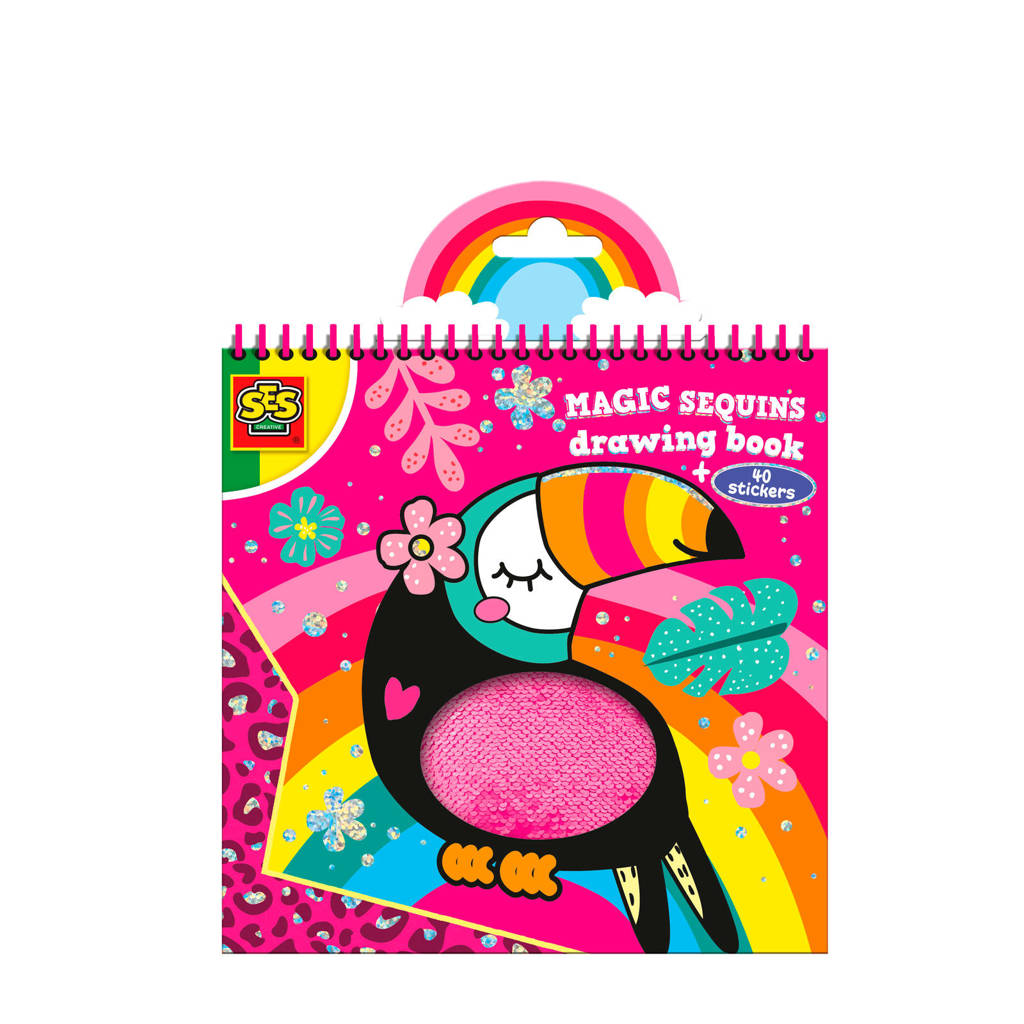 SES Magic pailletten kleurboek