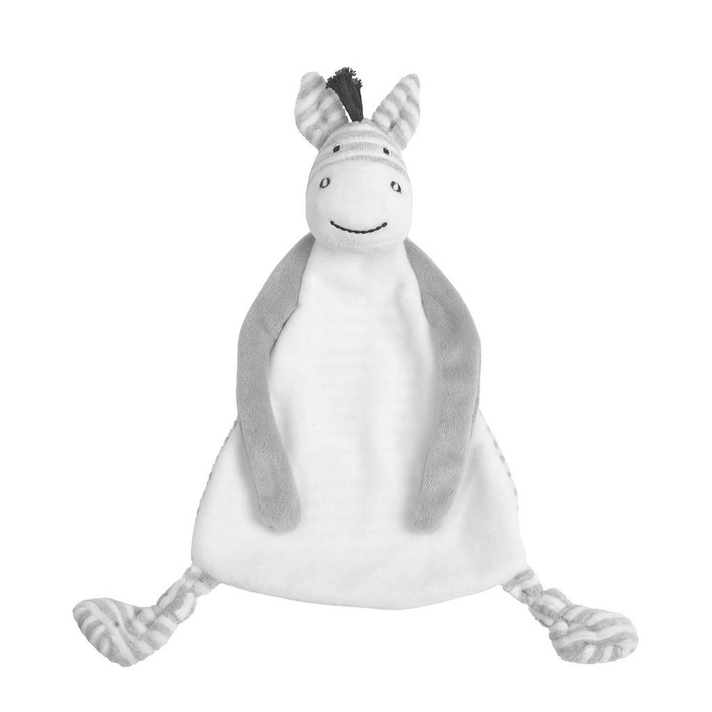 Happy Horse Zebra Zoro Tuttle knuffeldoekje, Grijs
