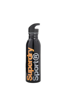 bidon 750 ml zwart/oranje