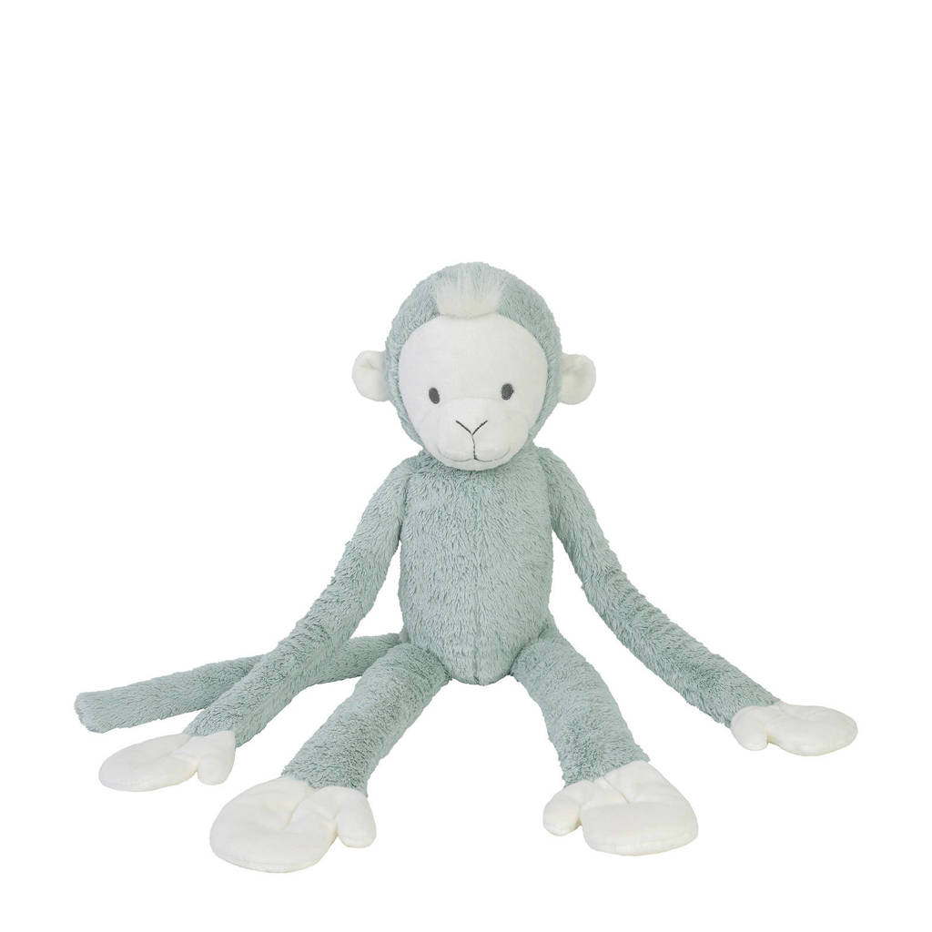 Happy Horse Teal Hanging Monkey no. 2 knuffel 42 cm