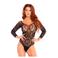 Leg Avenue kanten stringbody zwart
