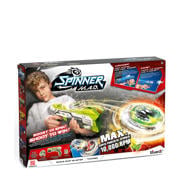 Spinner MAD Single Shot - Pistola Lanzadora De Peonzas De Batalla, 4 Modelos Aleatorios