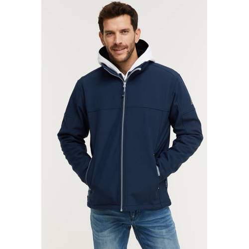 Kjelvik softshell jack Odense donkerblauw afbeelding