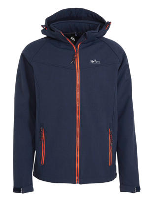 outdoor softshell jack donkerblauw