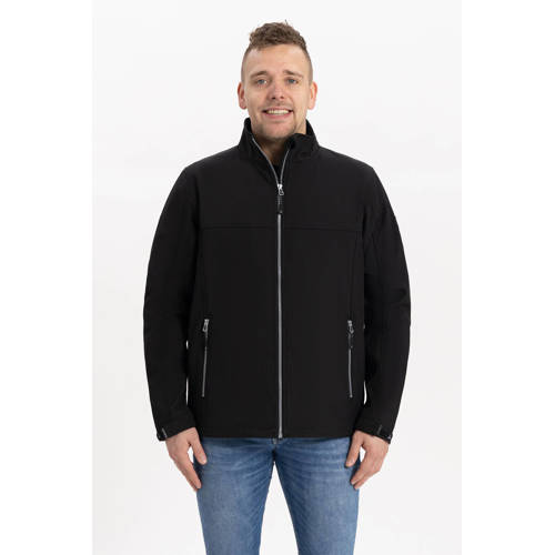 Kjelvik softshell jack Odense zwart afbeelding