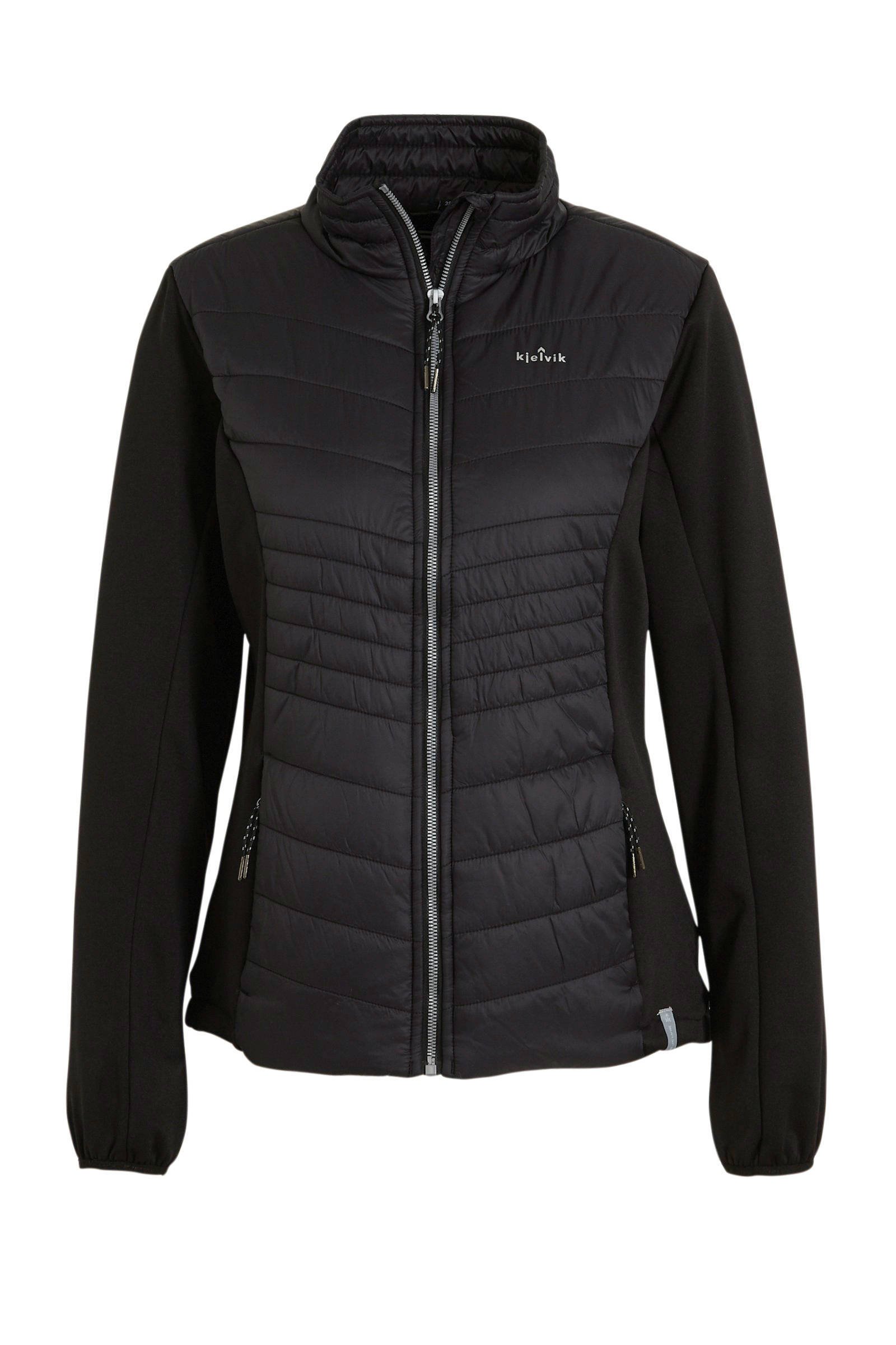 Kjelvik outdoor vest zwart wehkamp