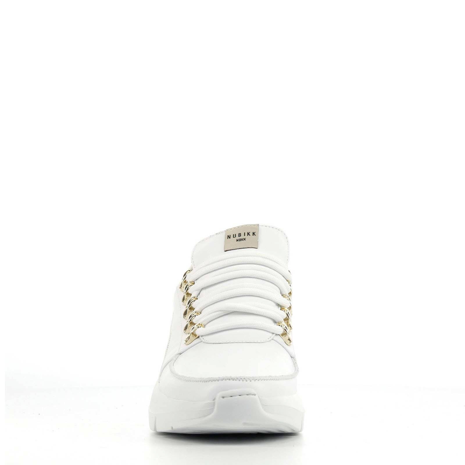 Nubikk Lucy Royal Croco leren sneakers wit wehkamp