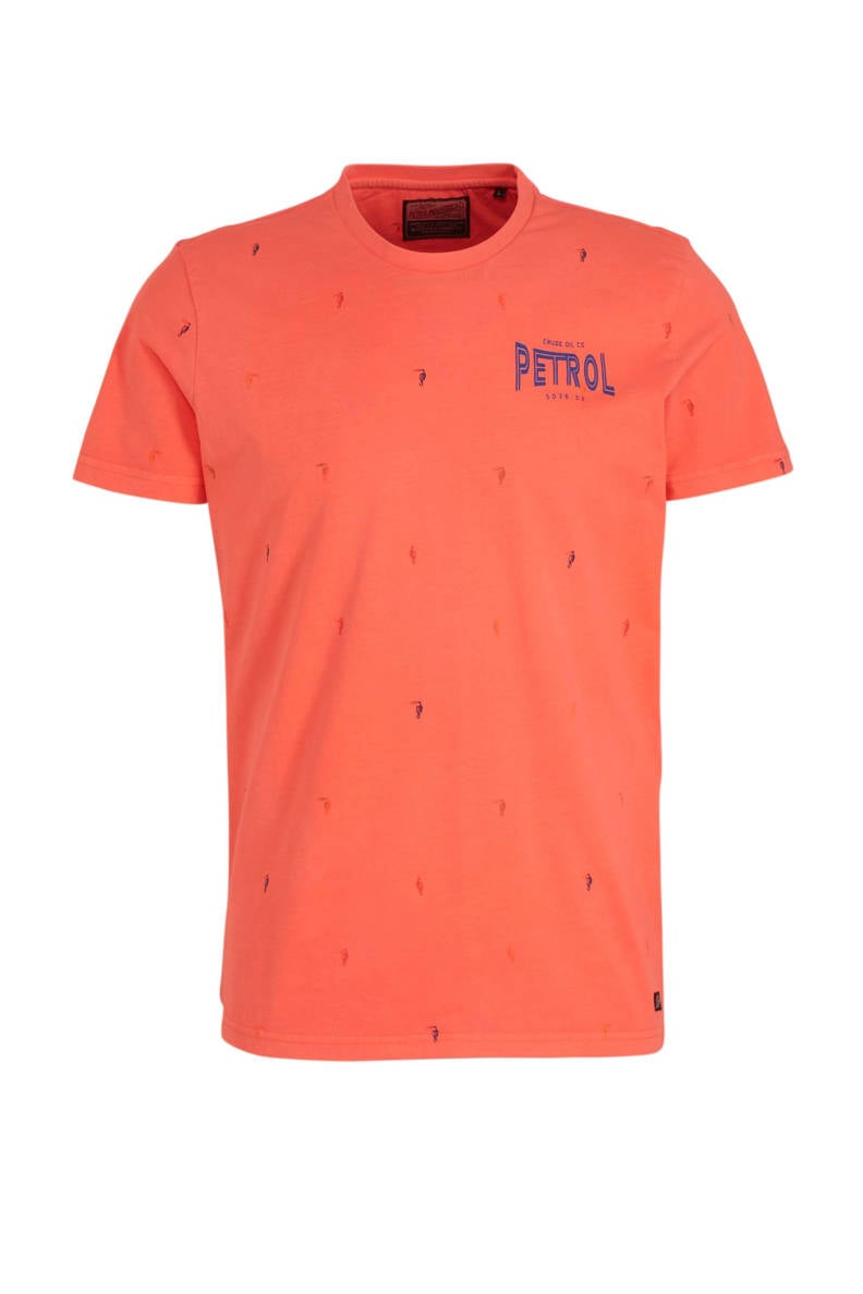 T-shirt Homme PETROL INDUSTRIES – Bleu Marine, Coton Stretch, Taille M – Look Casual