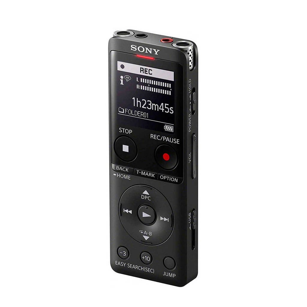 Sony voicerecorder, Zwart