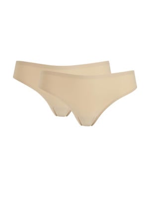 seamless one size string Unlimited (set van 2) beige
