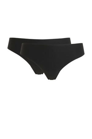 seamless one size string Unlimited (set van 2) zwart