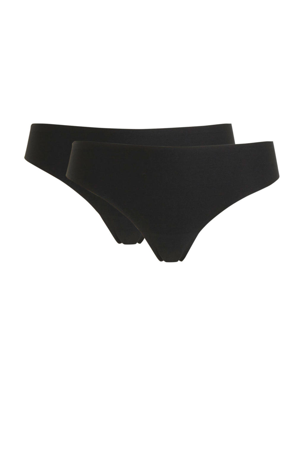 After Eden seamless one size string Unlimited (set van 2) zwart