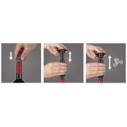 thumbnail: Vacuvin Wijnpomp met 2 wijnstoppers - Wine Saver - Zwart