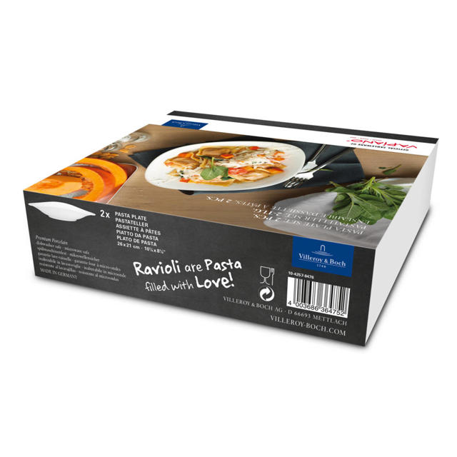 Serviesset 12 Personen Villeroy Boch Vapiano Pastaborden Set Van