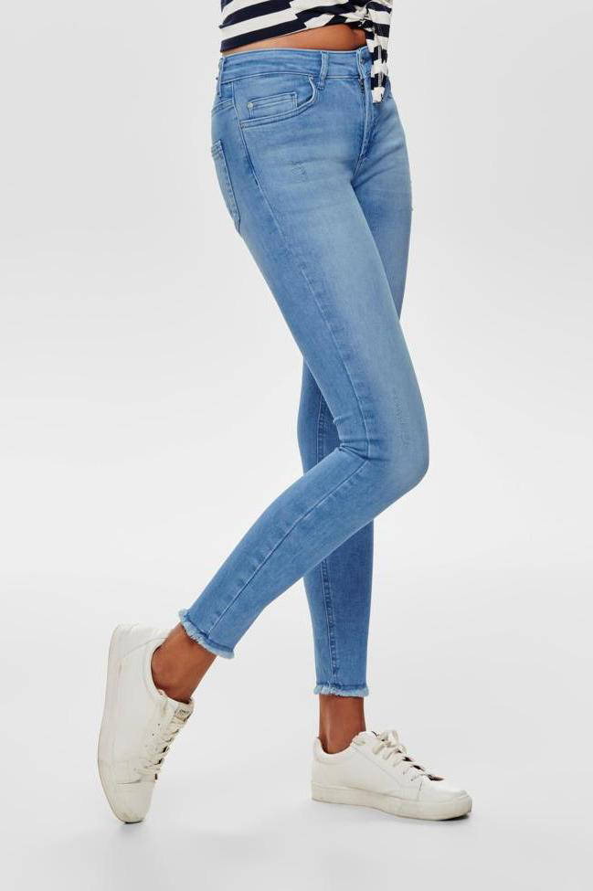 only blush high waist skinny jeans
