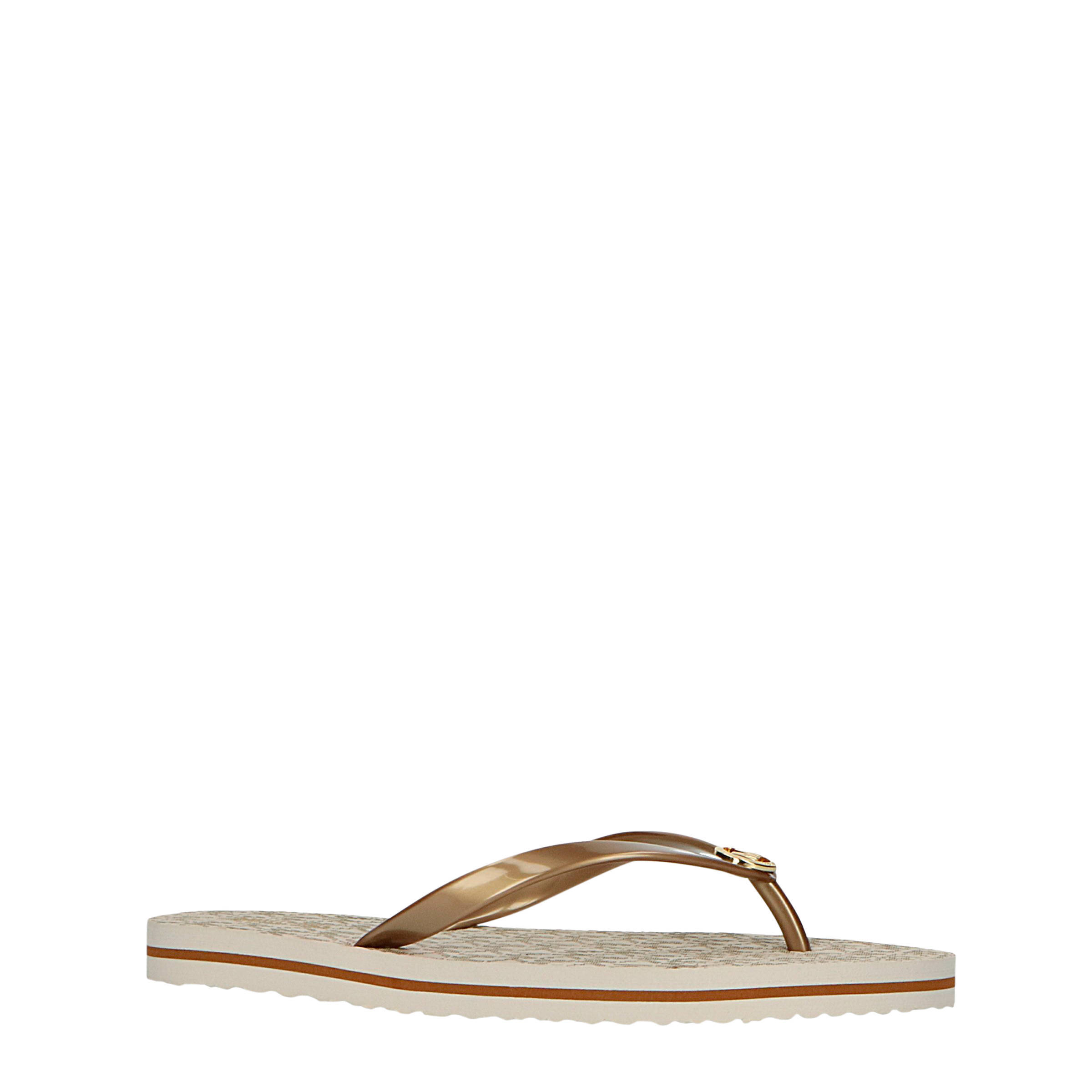 Michael Kors Teenslippers MICHAEL MK FLIP FLOP STRIPE - Schoenen.nl