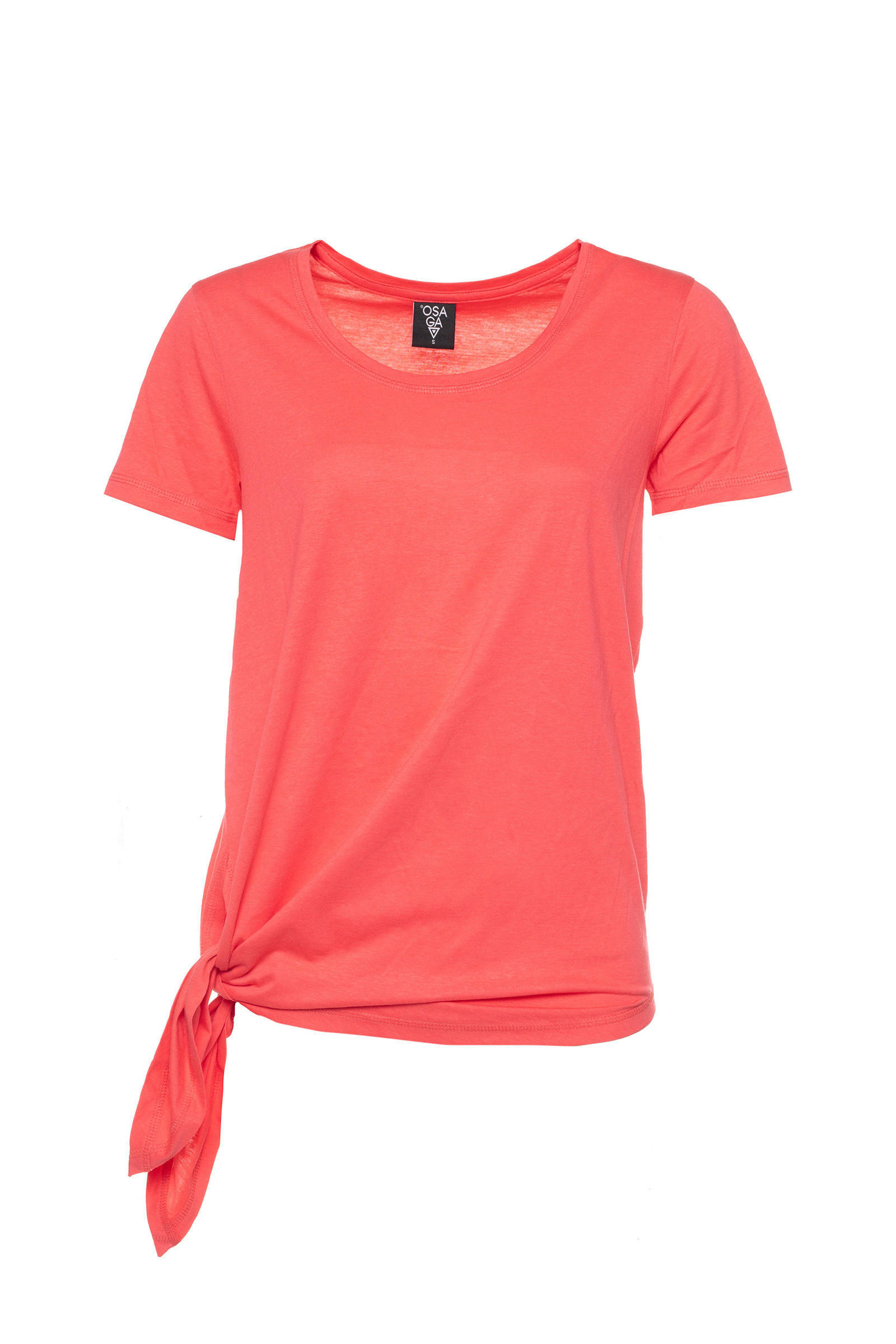 Scapino Osaga asymmetrisch sport T-shirt koraalrood | wehkamp