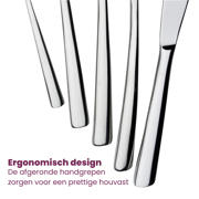 thumbnail: Villeroy & Boch Bestekset Piemont - 18/10 RVS - 24 delig / 6 personen