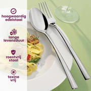 thumbnail: Villeroy & Boch Bestekset Piemont - 18/10 RVS - 24 delig / 6 personen