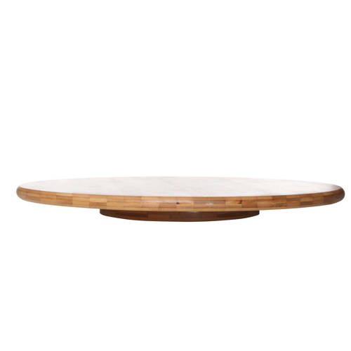 Cosy & Trendy borrelplank draaiplateau bamboe (Ø50 cm) afbeelding