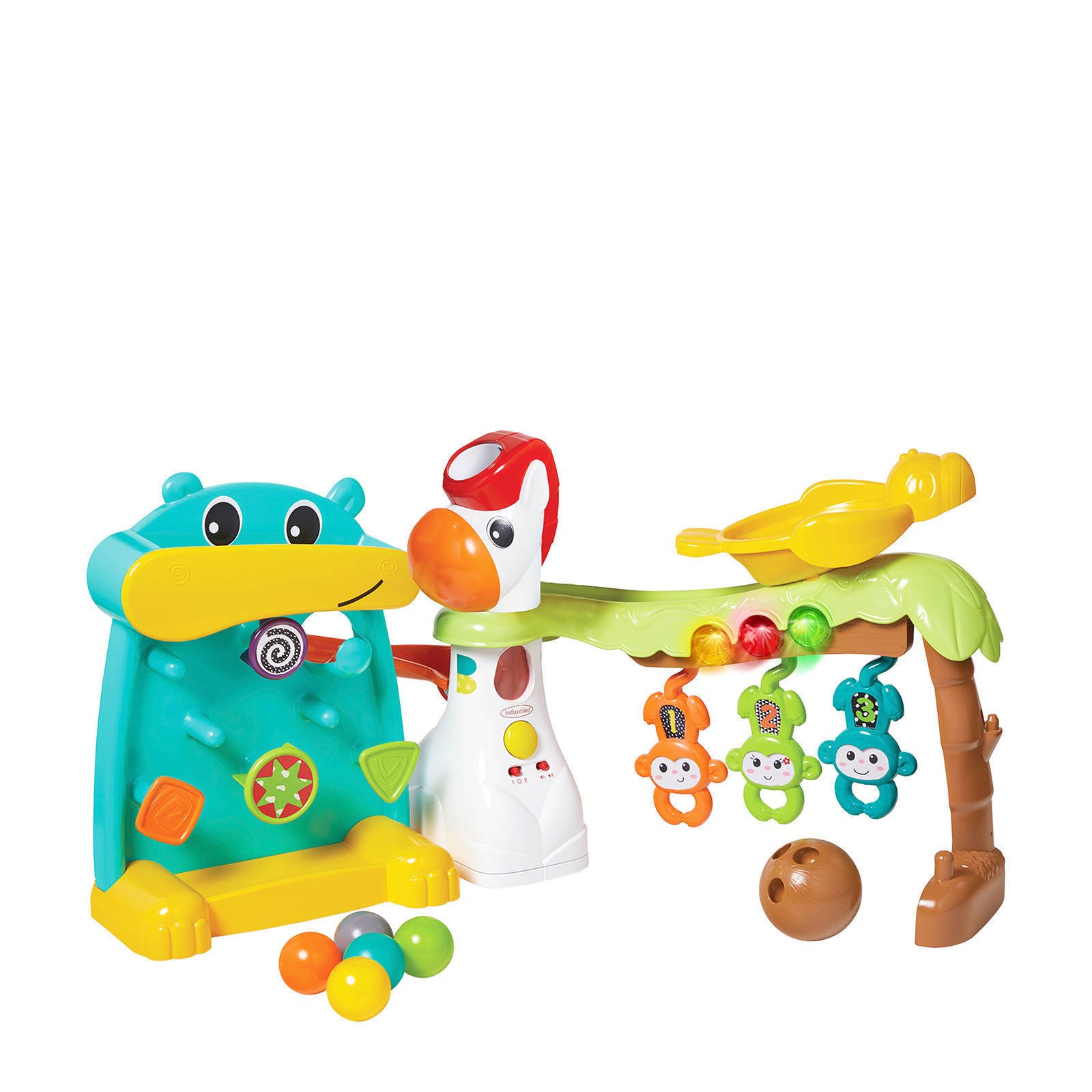 Infantino activiteitenspeelgoed 4 in 1 Grow with me Playland Infantino speelgoed bij wehkamp Gratis bezorging vanaf 20.