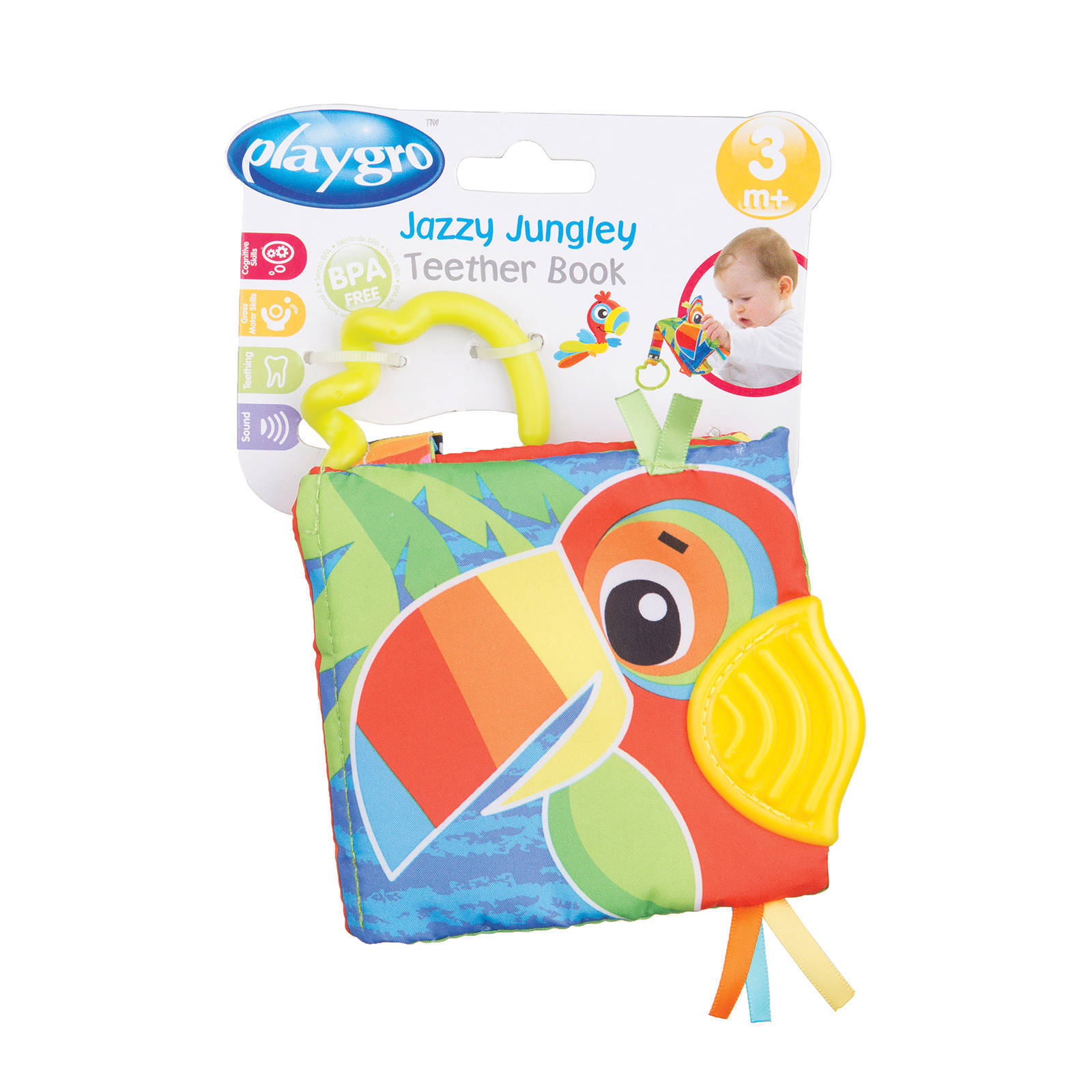 PLAYGRO Jazzy Jungle Knuffelboekje | Wehkamp