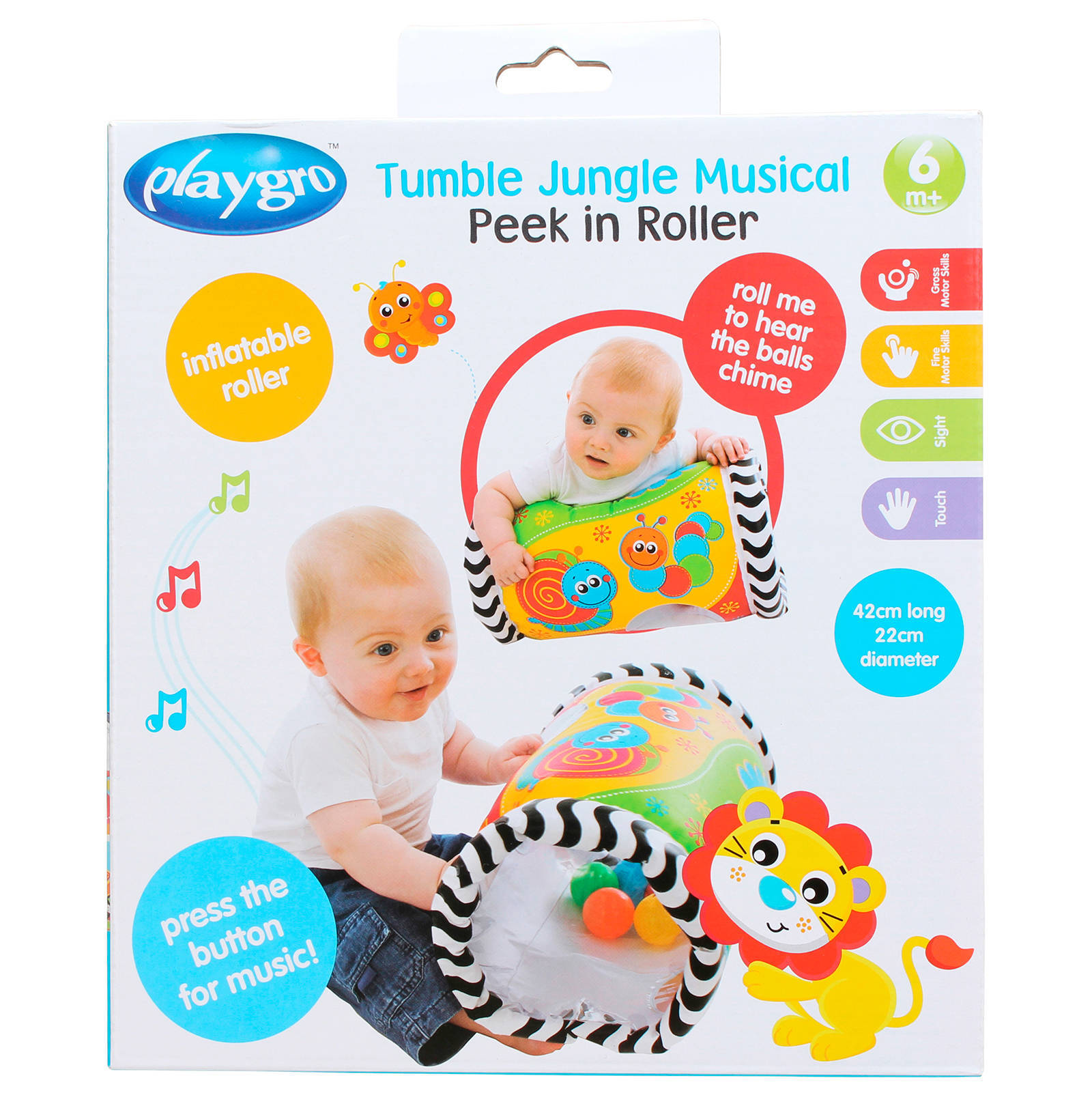 PLAYGRO Tumble Jungle Musical Roller | Wehkamp