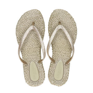 Cheerful teenslippers goud