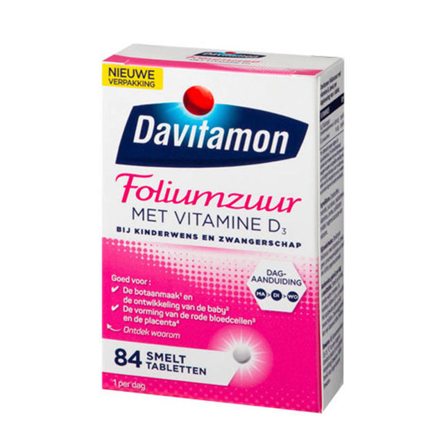 Davitamon Foliumzuur Vitamine D Zwangerschap |