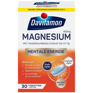 Magnesium Mentale Energie tabletten - 30 stuks