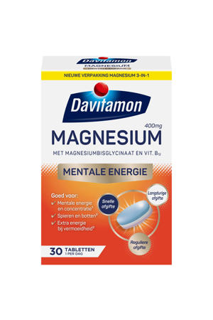 Magnesium Mentale Energie tabletten - 30 stuks
