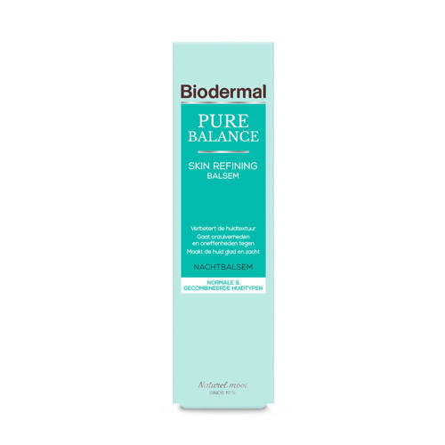 Biodermal Pure Balance Skin Refining balsem nachtcrème - 50 ml