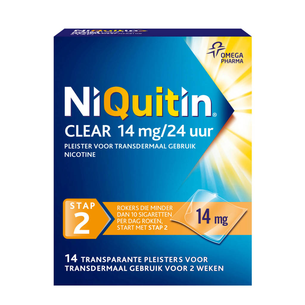 Niquitin Clear Pleisters 14mg