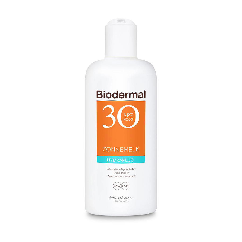 Biodermal Zonnebrand Hydraplus Zonnemelk SPF 30 wehkamp
