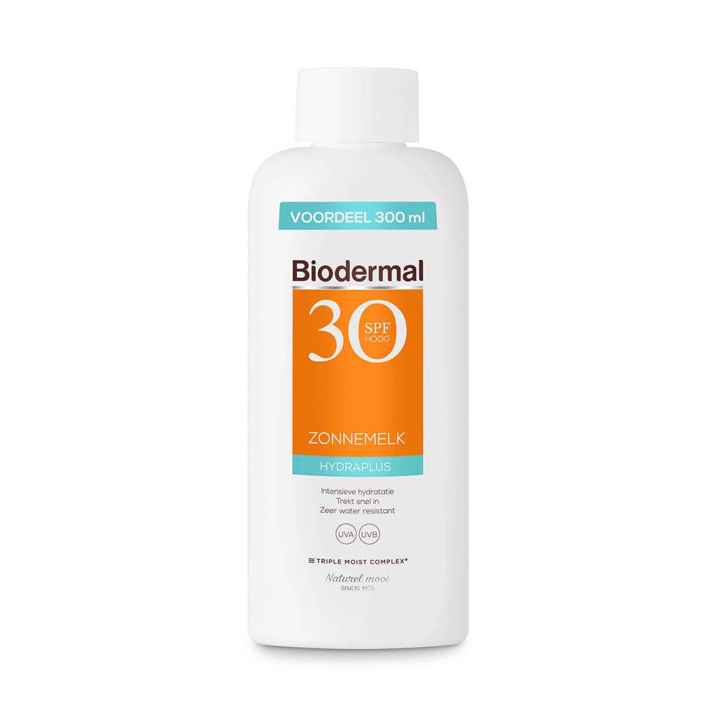 Biodermal Zonnebrand Hydraplus Zonnemelk SPF 30 - 300 ml