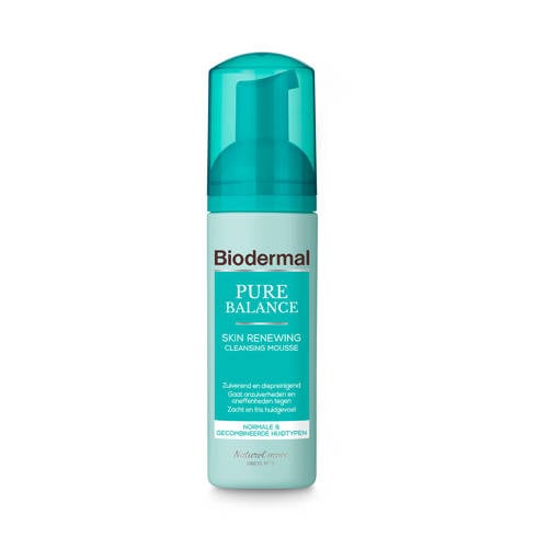 Wehkamp Biodermal Pure Balance Skin Renewing cleansing mousse - 150 ml aanbieding