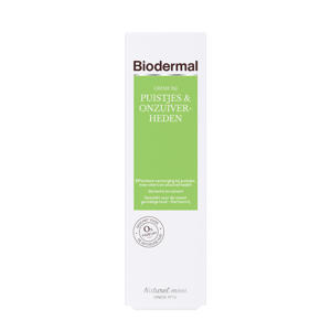 Wehkamp Biodermal crème bij puistjes en onzuiverheden - 30 ml aanbieding