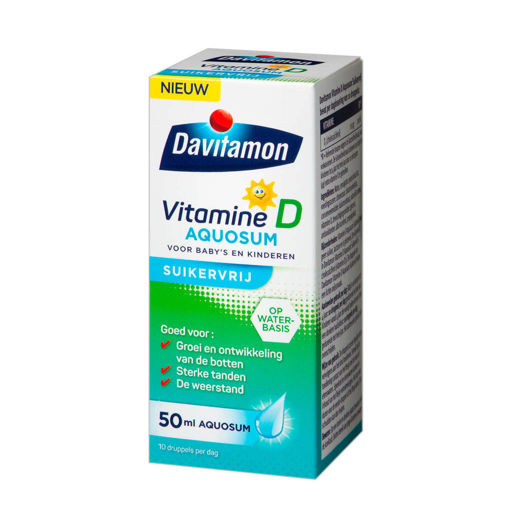 wijk Chemicaliën Het koud krijgen Davitamon Vitamine D Aquosum Suikervrij | wehkamp