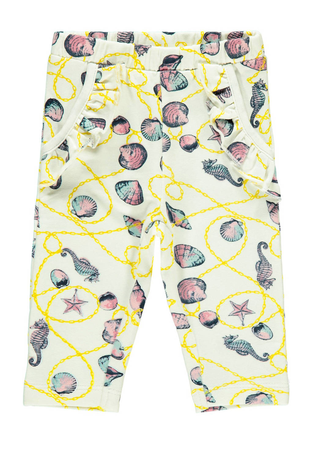NAME IT BABY baby legging Felina met biologisch katoen ecru, Ecru