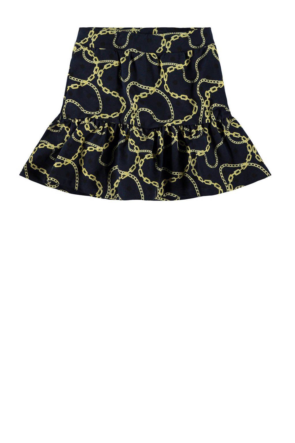 NAME IT KIDS rok Flores met biologisch katoen donkerblauw, Donkerblauw