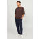 JACK & JONES JEANS INTELLIGENCE regular fit broek JJIGORDON JJSHARK navy