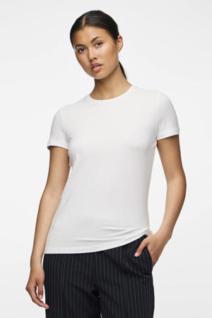 T-shirt PCSIRENE wit