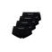 PIECES boxershort PCLOGO (set van 4) zwart