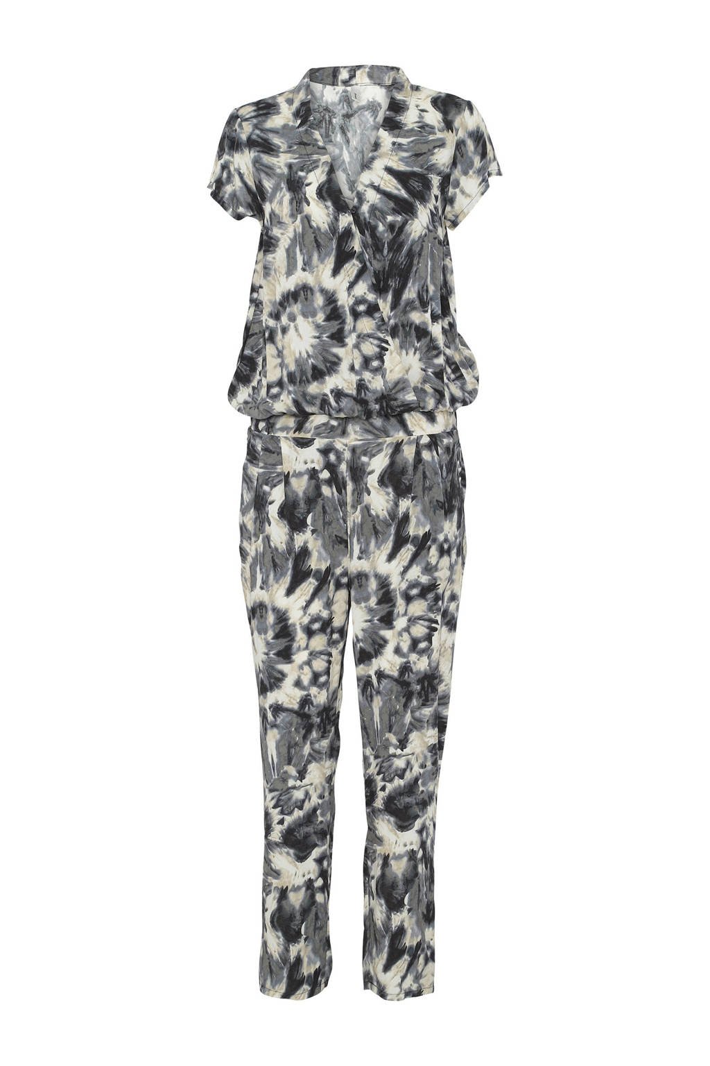 Soyaconcept jumpsuit met all over print grijs, Grijs